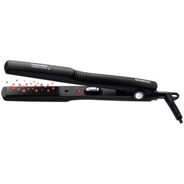 Imagem de Prancha Chapinha Alisadora Tourmaline Ceramic Mondial 30w P15, Preto, 