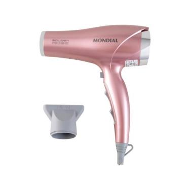 Imagem de Secador de Cabelos 2000W Mondial SC32 Golden Rose Voltagem 110V, Golde