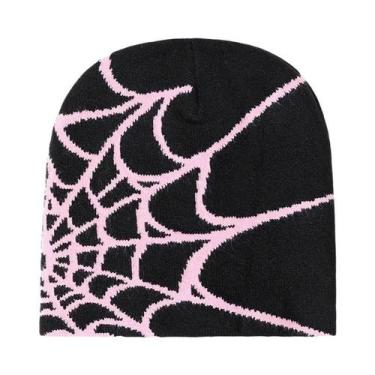 Imagem de Gorro De Inverno Unissex Com Padrão De Aranha, Elástico, Para Esportes