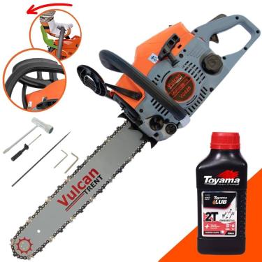 Imagem de Motor Serra Moto Serra Motosserra Com ÓLEO TOYAMA VS620 Vulcan Trent Á Gasolina 2T 62cc 4HP 11.000RPM Modelo Completo