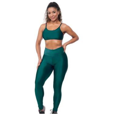 Imagem de Conjunto Fitness Feminino Academia Treino Modelador Zero Transparência