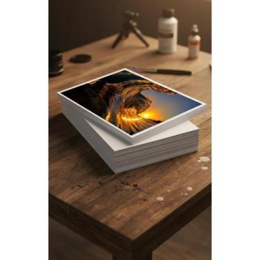 Imagem de Papel Fotográfico Adesivo A4 135g Glossy 200 Folhas Premium - Congratu