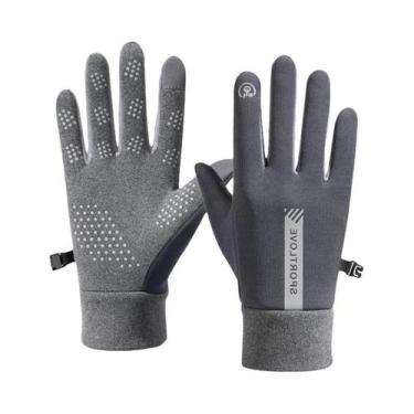 Imagem de Luvas Térmicas De Ciclismo Femininas Em Fleece Para Inverno, Resistent