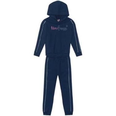 Imagem de Conjunto Infantil Menina Em Moletom Brandili-Feminino