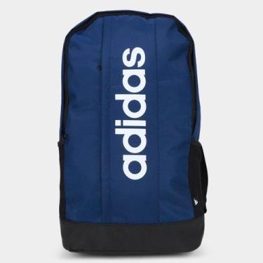 Imagem de Mochila Adidas Linear Backpack 18.5L, Azul, Branco, Único