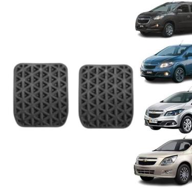 Imagem de Kit Capa Pedal (Embreagem E Freio) Onix /Spin /Cobalt - Mil Peças