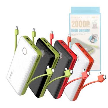 Imagem de Carregador Portátil Power Bank 20000mAh com 04 Saídas USB / V8 / TIPO-