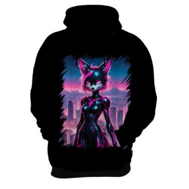 Imagem de Blusa de Frio Raposa Humanóide Vaporwave 6 - Kasubeck Store®, Inf 08