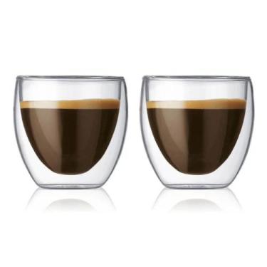 Imagem de Conjunto 2 Copos Blend Parede Dupla 80ml Maxwell e Williams