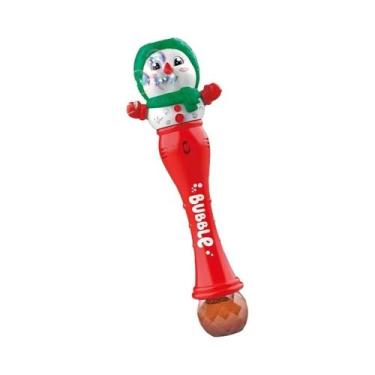 Imagem de Brinquedo De Natal Para Crianças, Pistola De Bolhas De Sabão Automátic