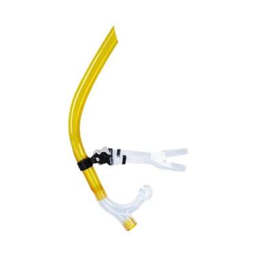 Imagem de Snorkel Frontal Com Válvula De Purga Unidirecional Para Natação Em Pis