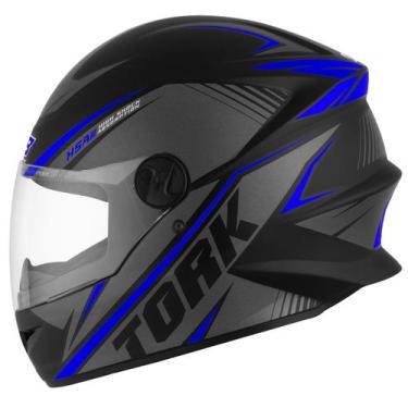 Imagem de Capacete R8 Pro Tork Moto Fechado Feminino Masculino Adulto Viseira Se