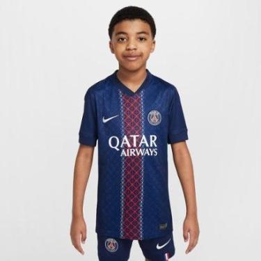 Imagem de Camisa Nike Paris Saint-Germain I 2025/26 Torcedor Pro Infantil-Unissex