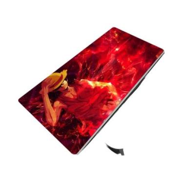 Imagem de Grande Tapete De Borracha Antiderrapante Para Mouse One Piece Luffy, T