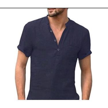 Imagem de Blusa masculina de linho - Mk