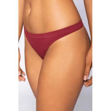 Imagem de Calcinha Fio Dental Adulto Microfibra Lisa Loba LD Ref:.40600 - Lupo, 