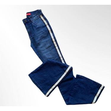 Imagem de Calça flare jeans feminina - Bio tipo jeans , 36