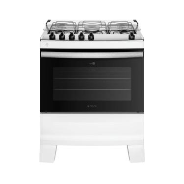 Imagem de Fogão Atlas Agile Up Piso 5 Bocas Mesa de Inox Bivolt