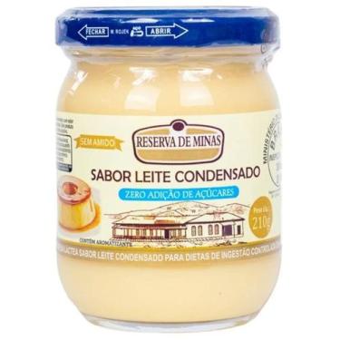 Imagem de DOCE DE LEITE CONDENSADO DIET 210g ZERO AÇUCAR DIET RESERVA DE MINAS