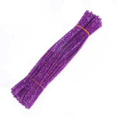 Imagem de Haste de Chenille Cores (30cm) Limpador de Cachimbo 100 unidades - Art