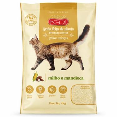 Imagem de Kit Areia Biodegradável Kadi Grãos Mistos 4Kg a 20kg Gatos -, 1un