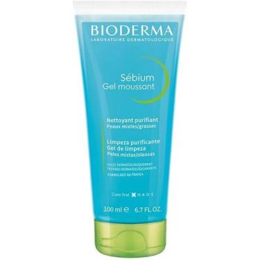 Imagem de Bioderma Sébium Gel Moussant Tubo 100ml Gel de Limpeza Facial Pele Ole