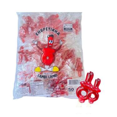 Imagem de Pirulito Lambi Lambi De Chupetinha Festas - Pacote 50 Un - Blook