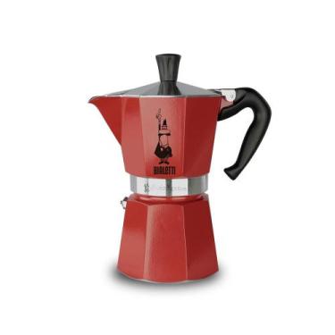 Imagem de Cafeteira Italiana em Alumínio Bialetti Moka 6 Xícaras 300ml: Ícone de
