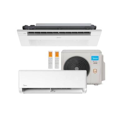 Imagem de Ar Condicionado Bi Split Midea 27000 BTUs (HW 12K+K7 1V 18K) Quente e Frio Inverter 220V R410A (38MBMTA27M5)