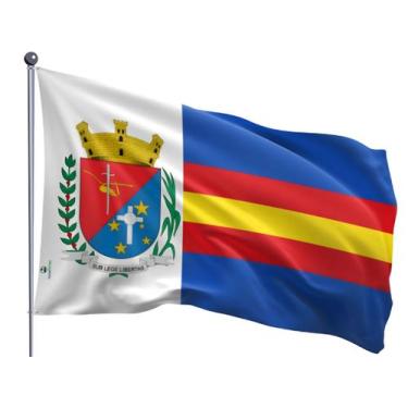 Imagem de Bandeira do Município de Mairiporã Uma Face Estampada Tamanho 70x100cm