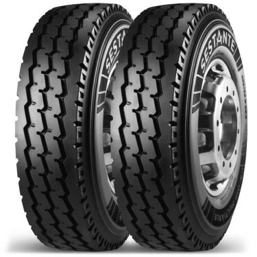 Imagem de Kit 2 Pneu Sestante Aro 22.5 275/80r22.5 Tl On-off Multiaxle