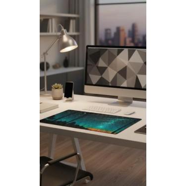 Imagem de Mouse Pad Gamer Extra Grande 90x40cm Base Antiderrapante - Congratulat