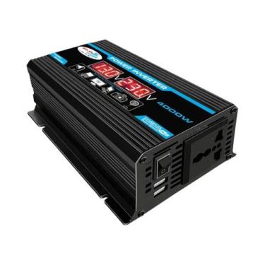 Imagem de Inversor De Energia Inteligente Para Carro 6000W Com USB Duplo E Displ