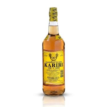 Imagem de Aguardente de Cana Kariri Com K Ouro 960ml Cachaça Tradicional Para Ca
