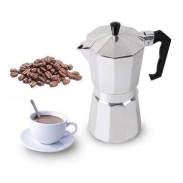 Imagem de Cafeteira Italiana Expresso Manual Aço Alumínio 3, 6,9 Xicara Café Chá