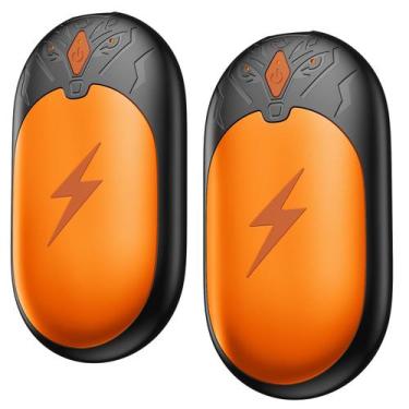 Imagem de Aquecedores de mãos AJVV recarregáveis de 8000mAh, pacote com 2 unidad