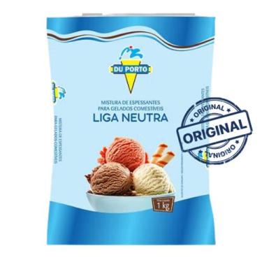 Imagem de Liga Neutra Para Sorvetes, Geladinho, Sacolé 1Kg - Du Porto