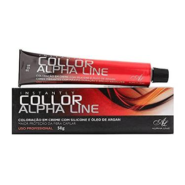 Imagem de Coloração Instantly 7.7 Louro Médio Marrom Alpha Line 50g