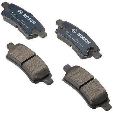 Imagem de Bosch Conjunto de pastilhas de freio a disco de cer mica premium QuietCast BC1101 para Nissan Pathfinder 2005-2012; traseiro