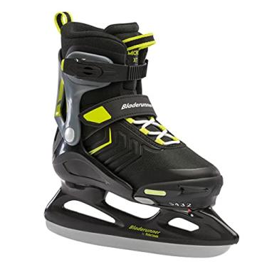 Imagem de Rollerblade Bladerunner Ice Micro Ice XT, Junior, ajustável, preto e limão, patins de gelo