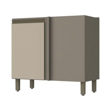 Imagem de Balcão Henn 1 Porta Connect C68 Duna cristal