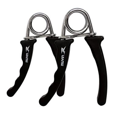 Imagem de Hand Grip Classic Muvin – Tensão Baixa – Fortalecimento das Músculos das Mãos, Dedos Pulsos e Antebraços – Reabilitação - Exercícios – Fisioterapia – Tratamento – Resistente - Portátil - Par
