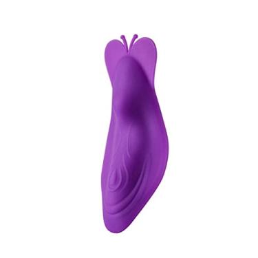 Imagem de Vibrador Calcinha Vibratória Com Controle Remoto Sem Fio, Brinquedo Sexual Para Casais 10 Velocidades Zatla (Roxo)