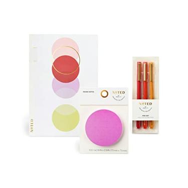 Imagem de Post-it Conjunto Noted by Post-it Brand Office Essentials, rosa, inclui caderno, notas e canetas (NTD-SMSET-PK)