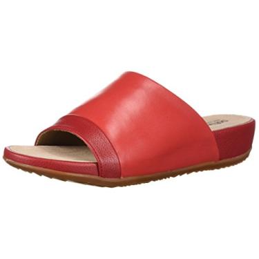 Imagem de SoftWalk Sandália feminina Del Mar Wedge Slide, Vermelho, 8.0 2W US