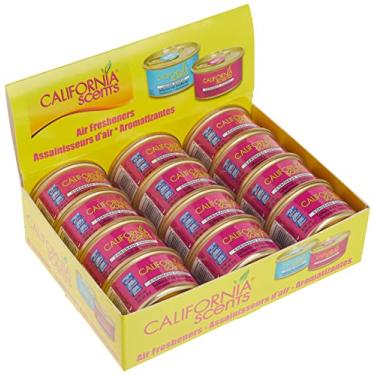 Imagem de Aromatizador de ar orgânico à prova de derramamento California Scents com 12 fragrâncias sortidas, fresco e arrojado, recipiente de 453 ml (12 unidades)