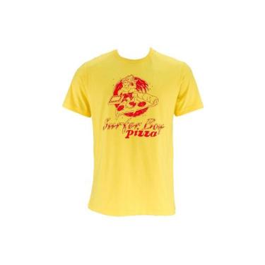 Imagem de Camiseta Quiksilver Stranger Things Surfer Boy Amarelo Masc