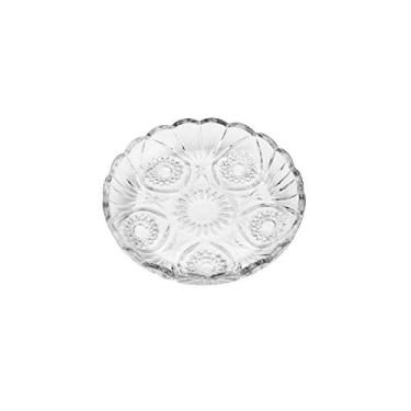 Imagem de PRATO DE CRISTAL DRAGON 18,5x3,6cm TRANSPARENTE