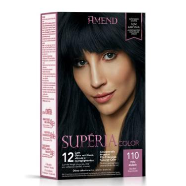 Imagem de Kit Tonalizante Amend Supéria Color 110 Preto Azulado