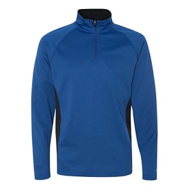Imagem de Jaqueta masculina Champion com zíper 1/4 Color block de secagem dupla (S230)